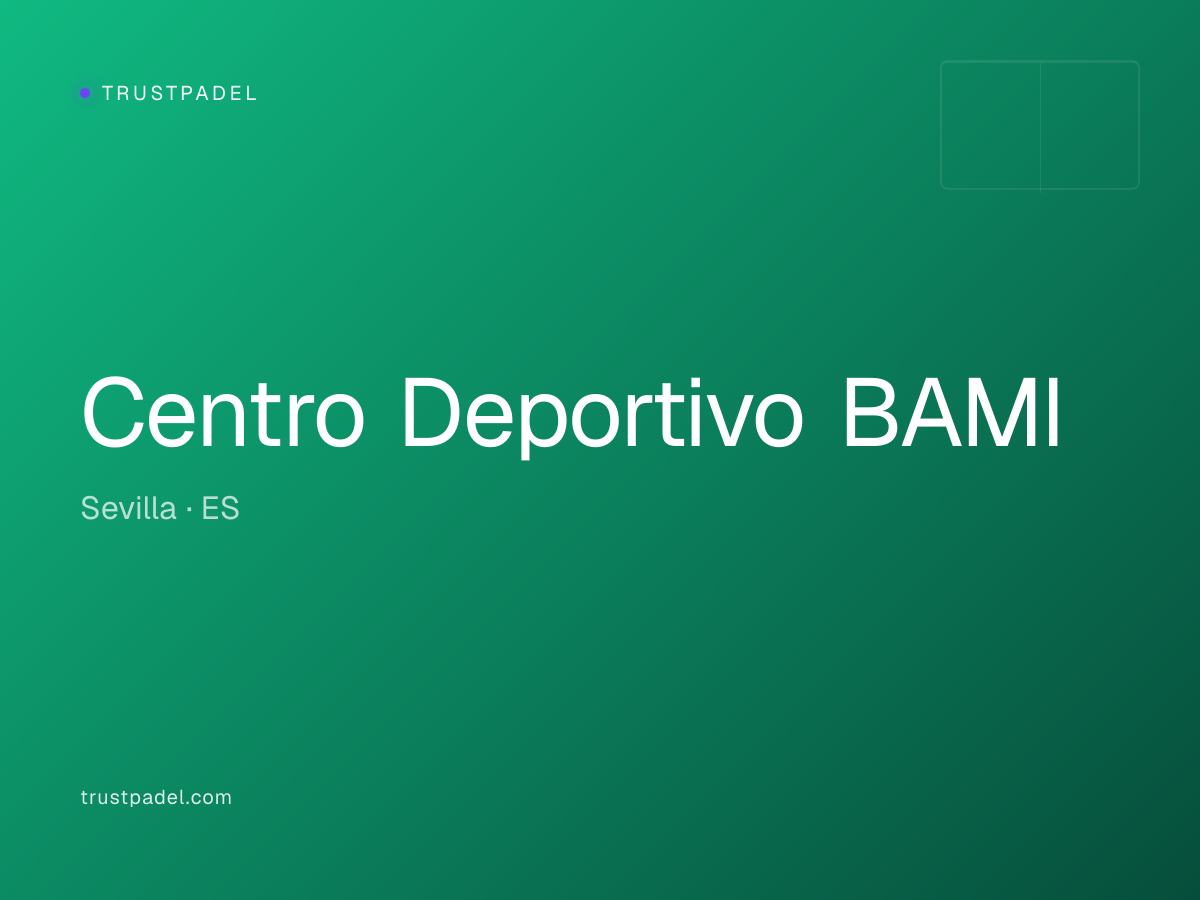 Centro Deportivo BAMI padel club