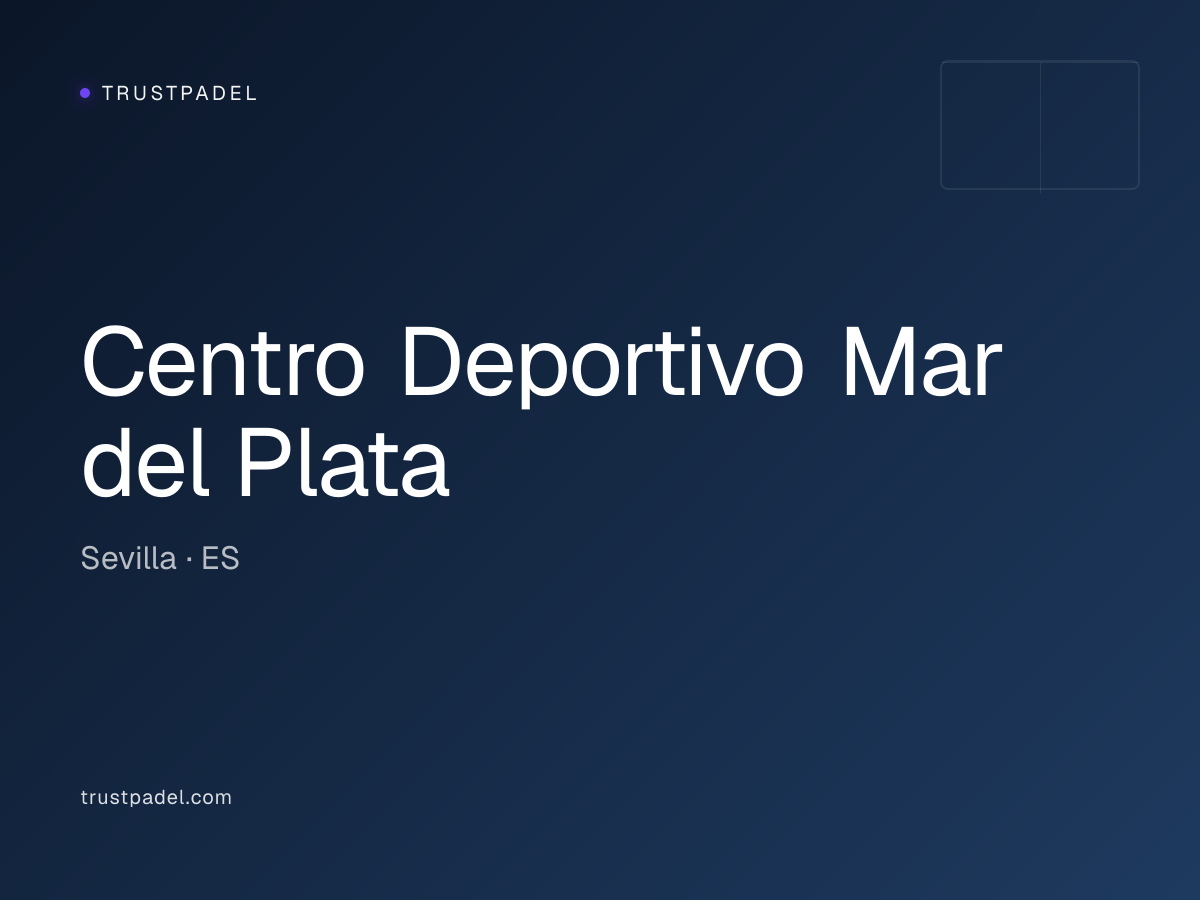 Centro Deportivo Mar del Plata padel club
