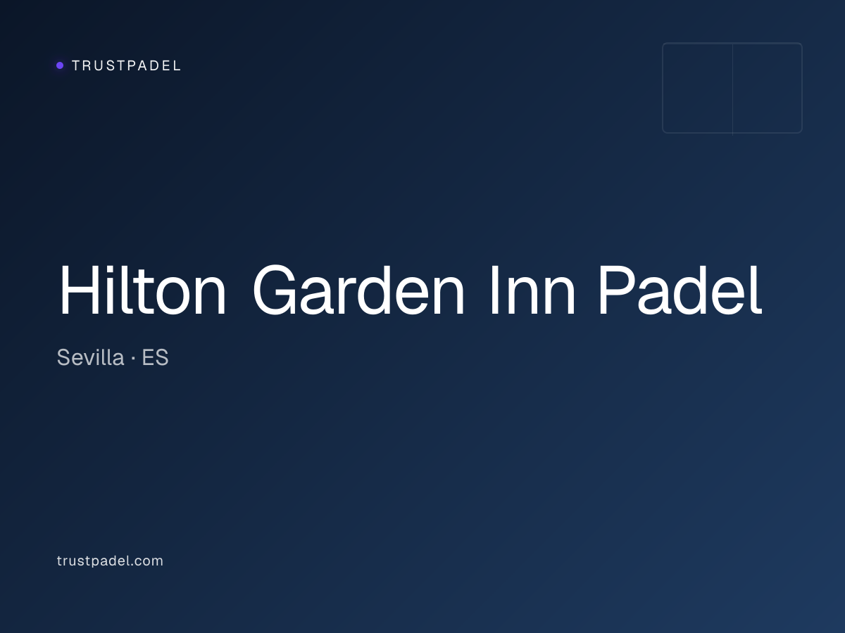 Hilton Garden Inn Padel padel club