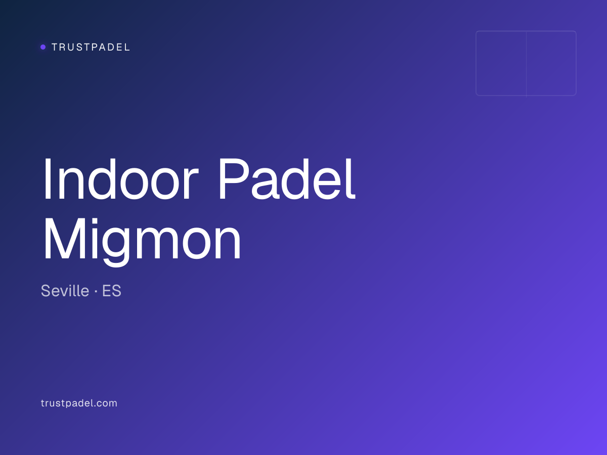 Indoor Padel Migmon padel club