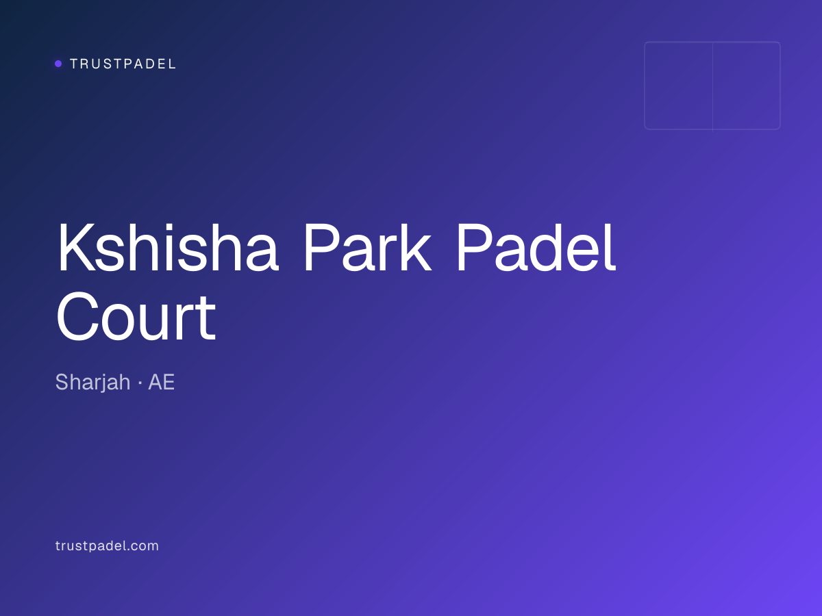 Kshisha Park Padel Court padel club