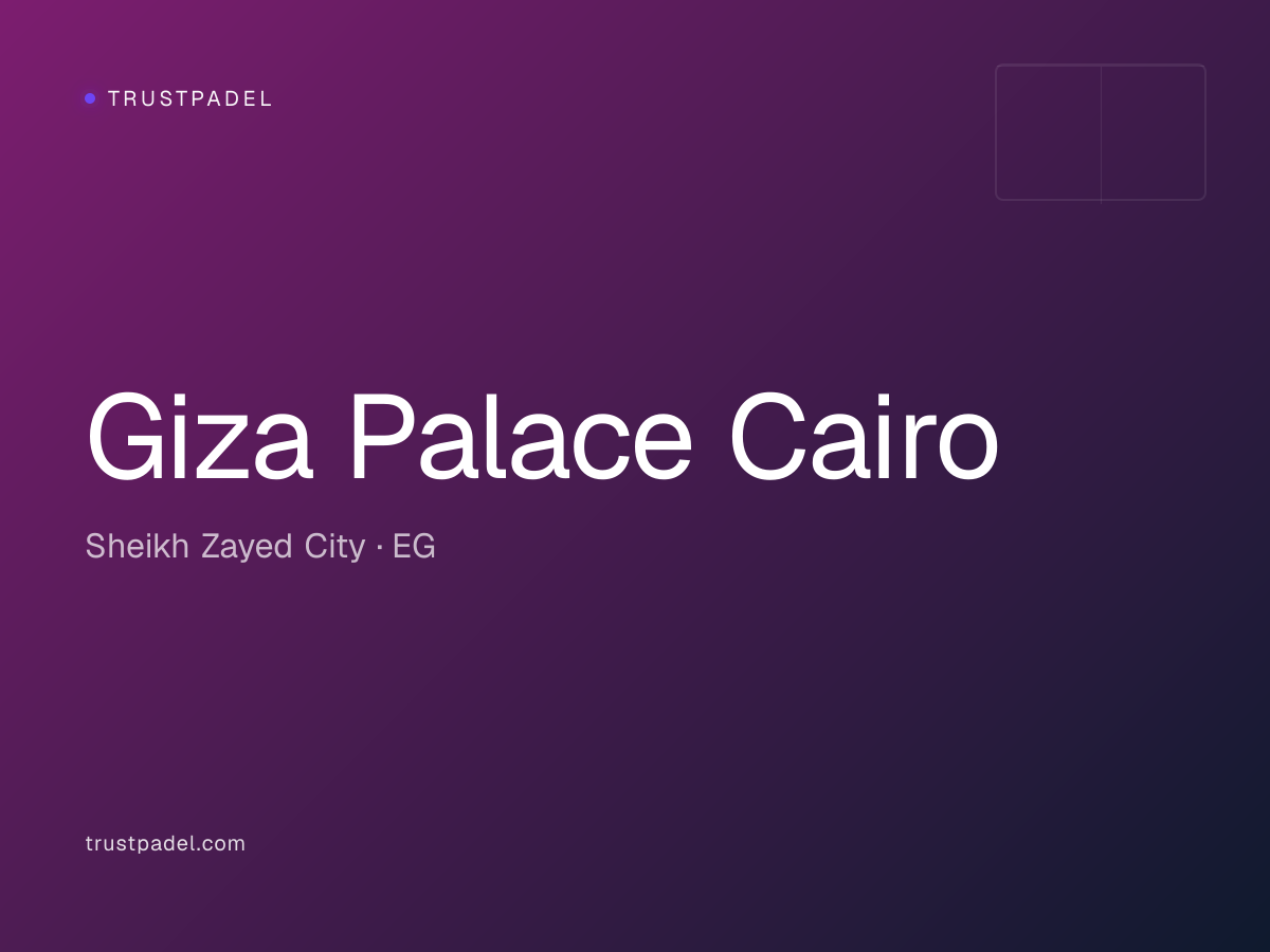 Giza Palace Cairo padel club