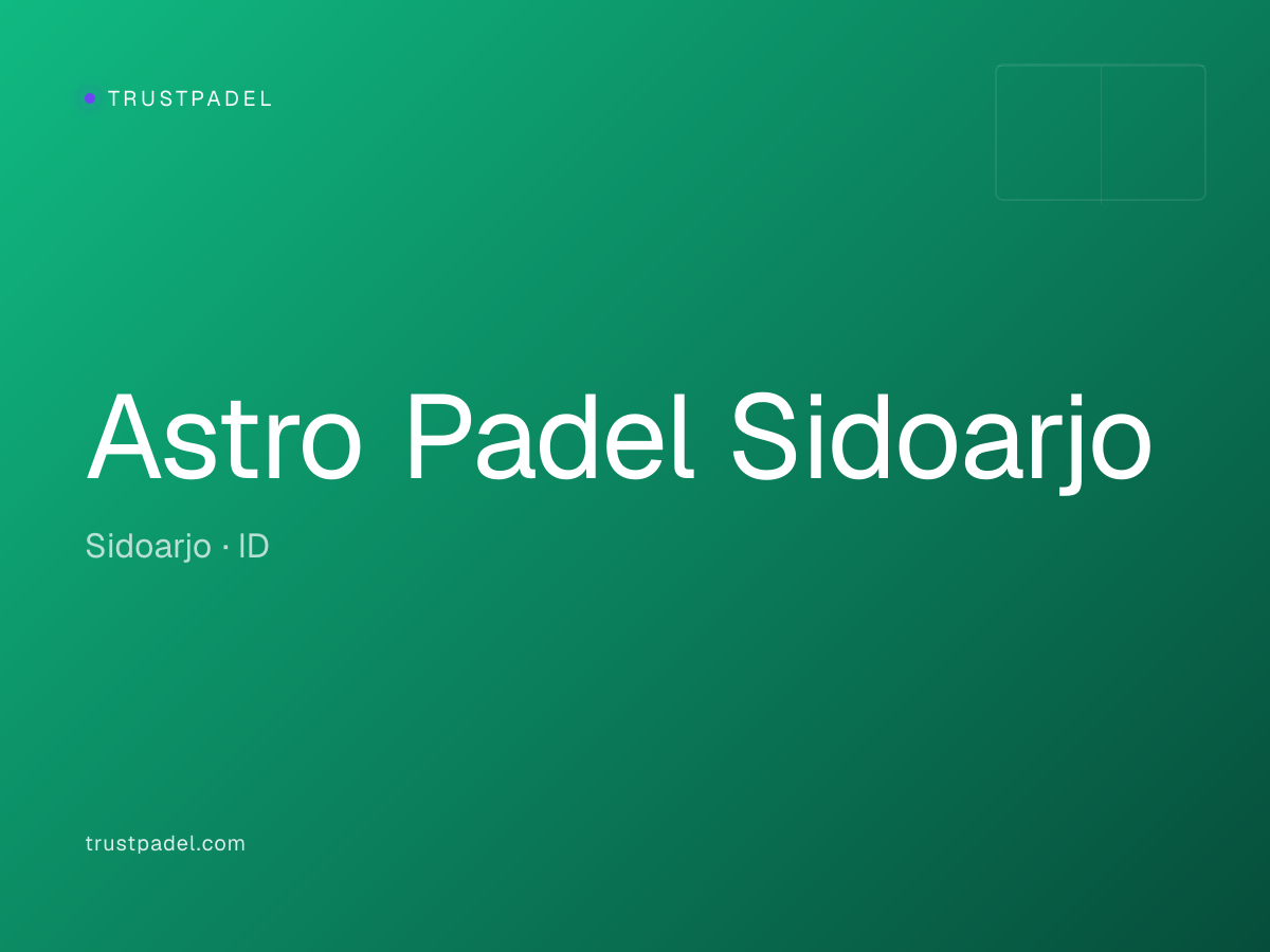 Astro Padel Sidoarjo padel club
