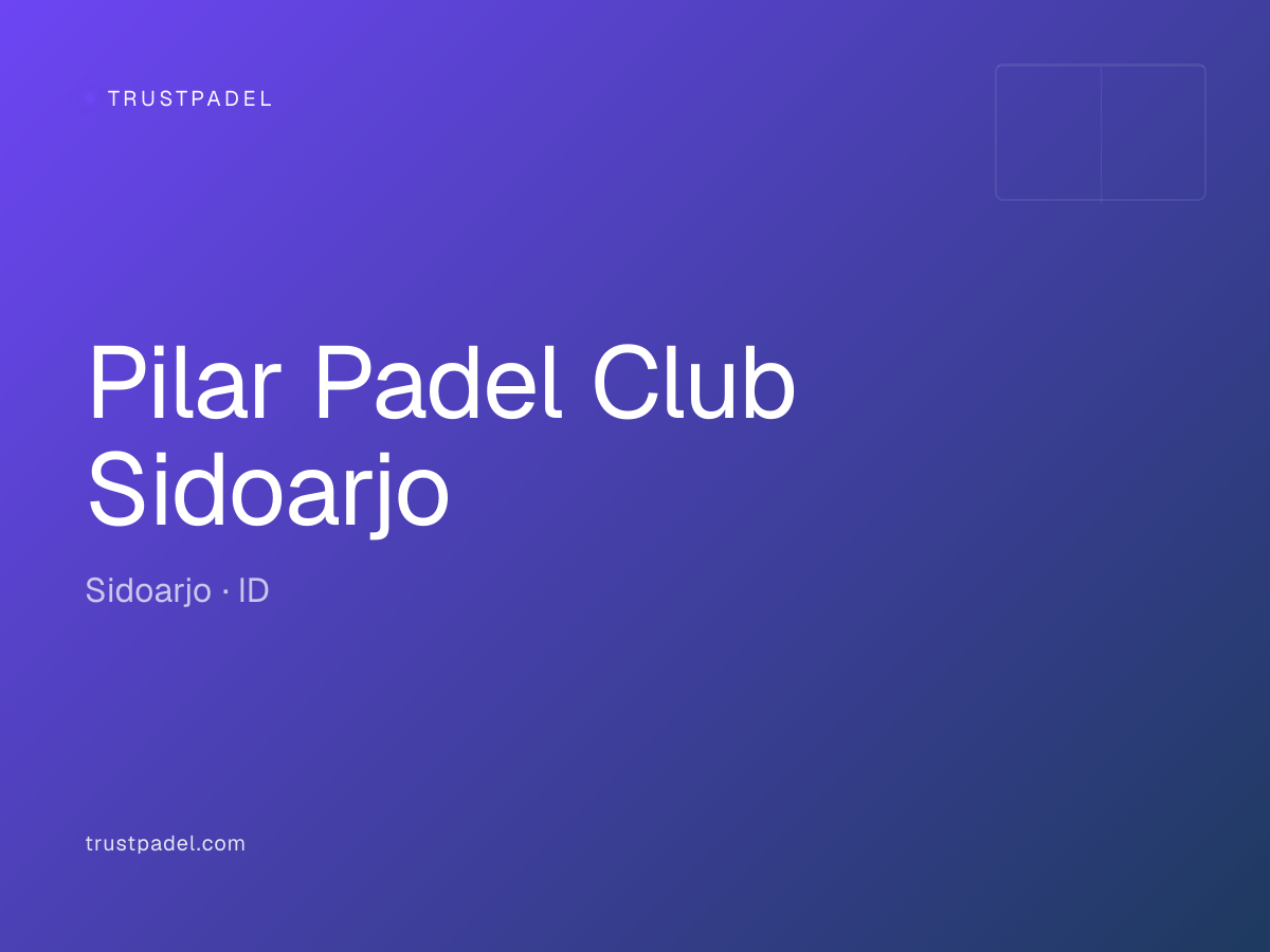 Pilar Padel Club Sidoarjo padel club