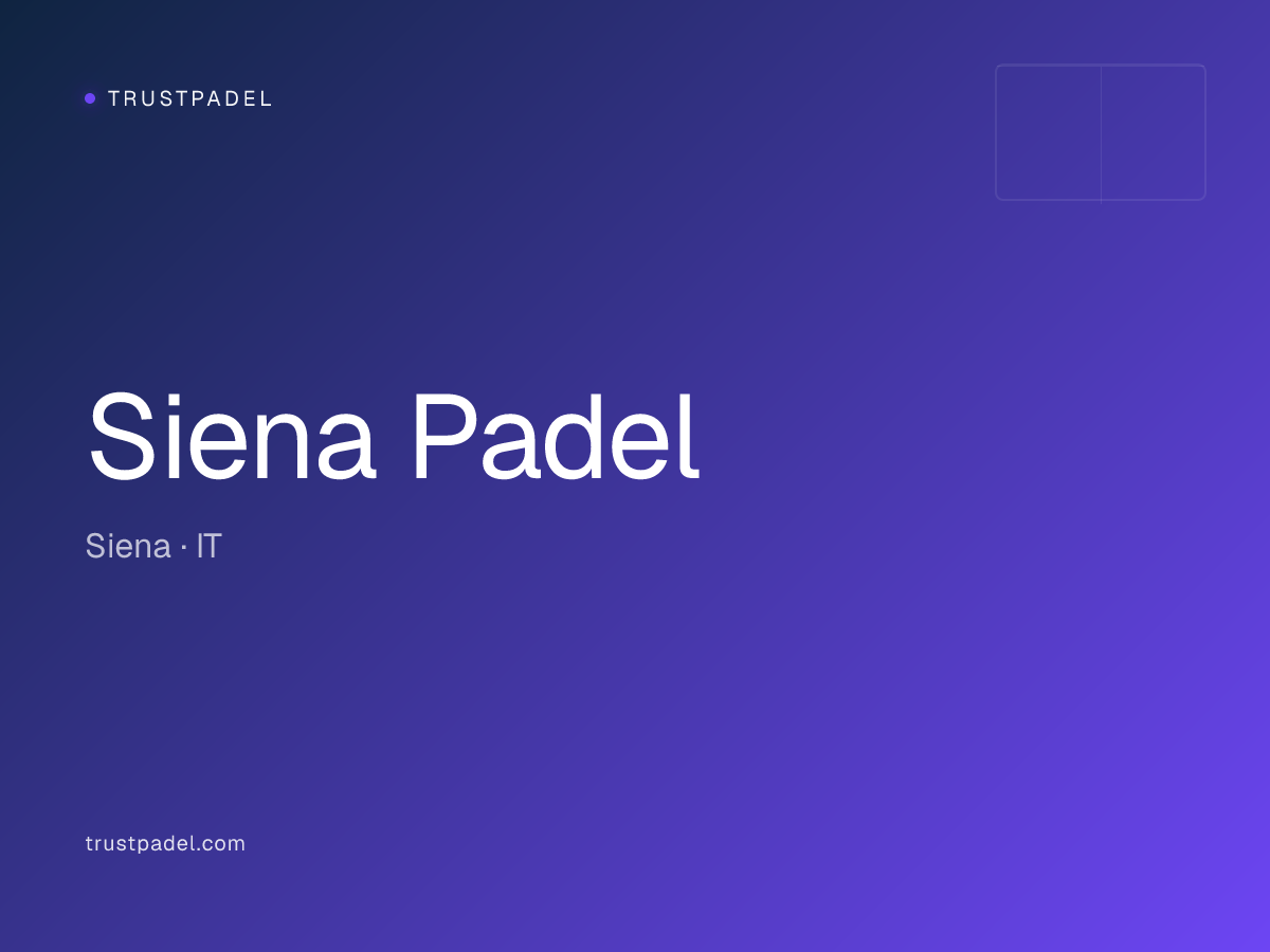 Siena Padel padel club