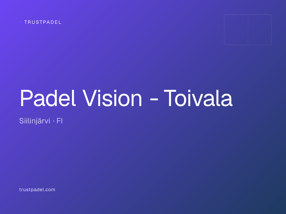 Padel Vision - Toivala padel club