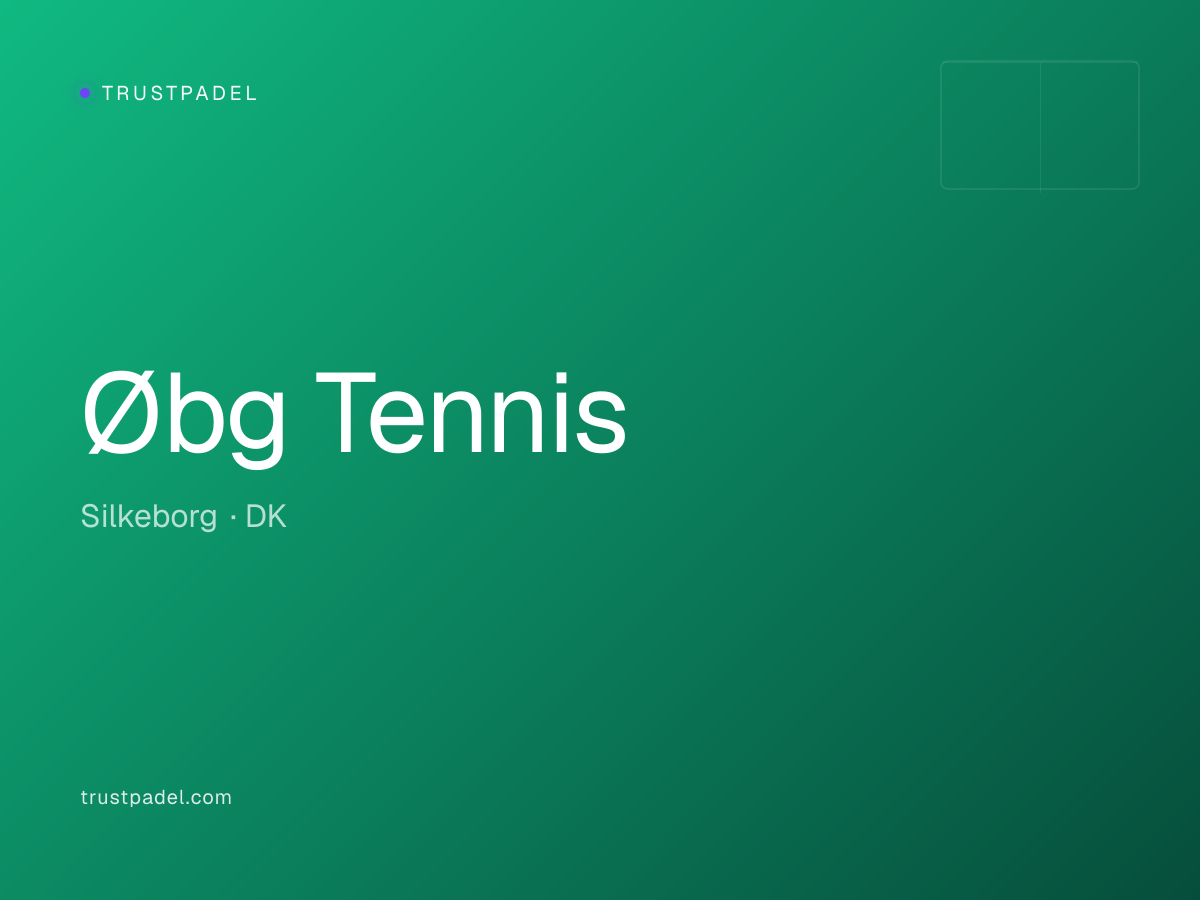 Øbg Tennis padel club