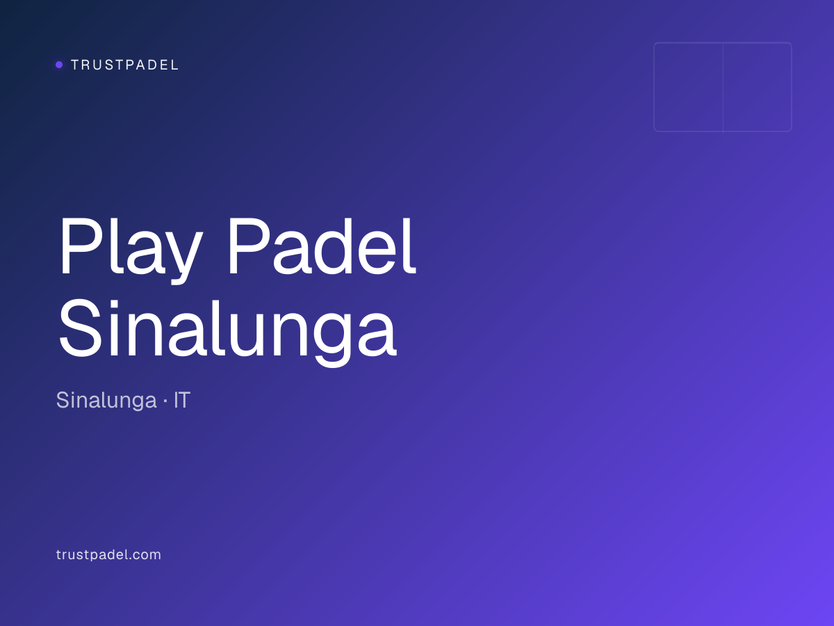 Play Padel Sinalunga padel club