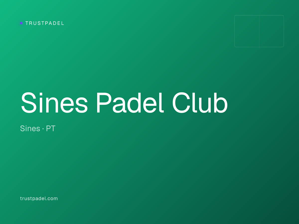 Sines Padel Club padel club