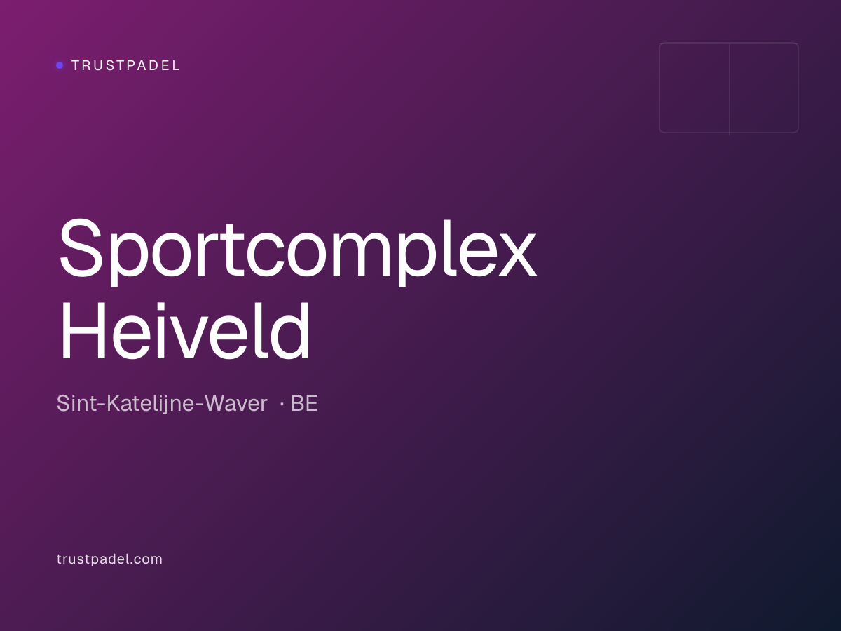 Sportcomplex Heiveld padel club