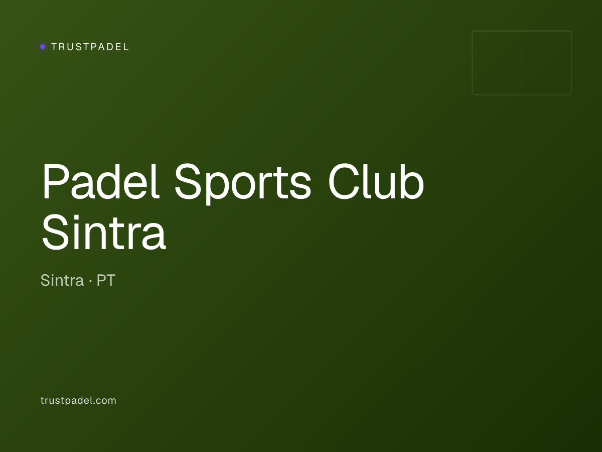Padel Sports Club Sintra padel club