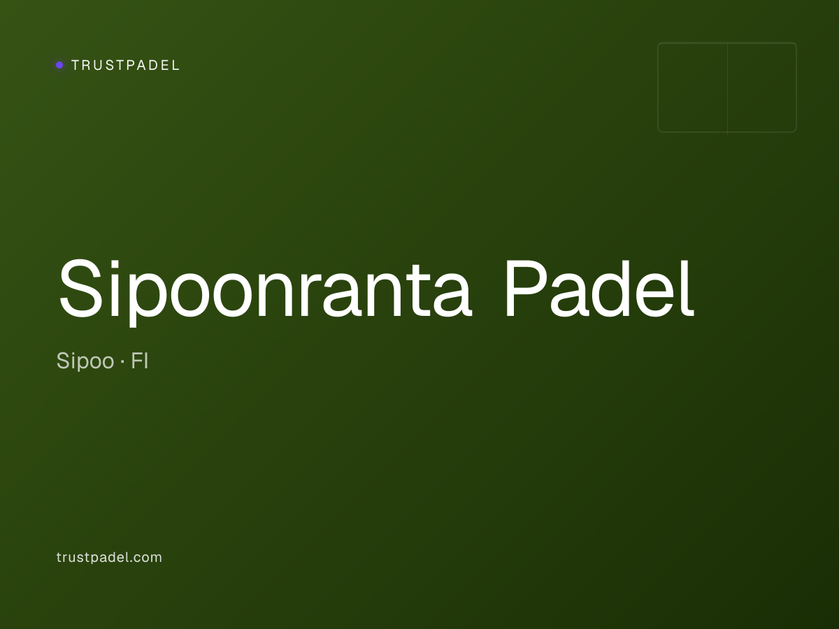 Sipoonranta Padel padel club