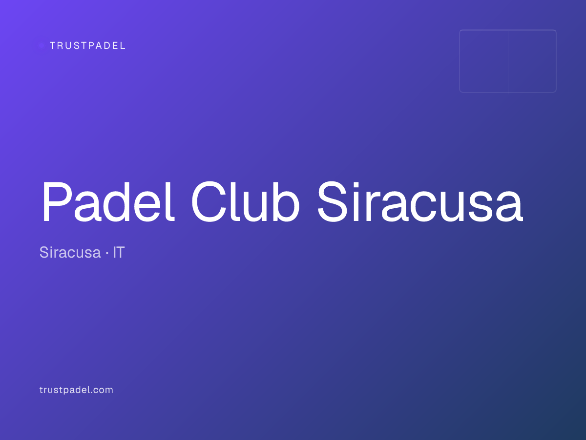Padel Club Siracusa padel club