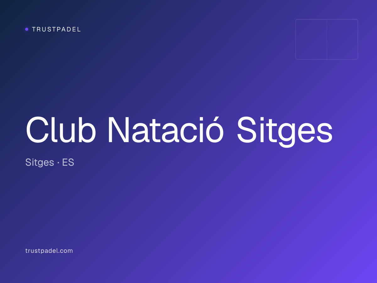 Club Natació Sitges padel club