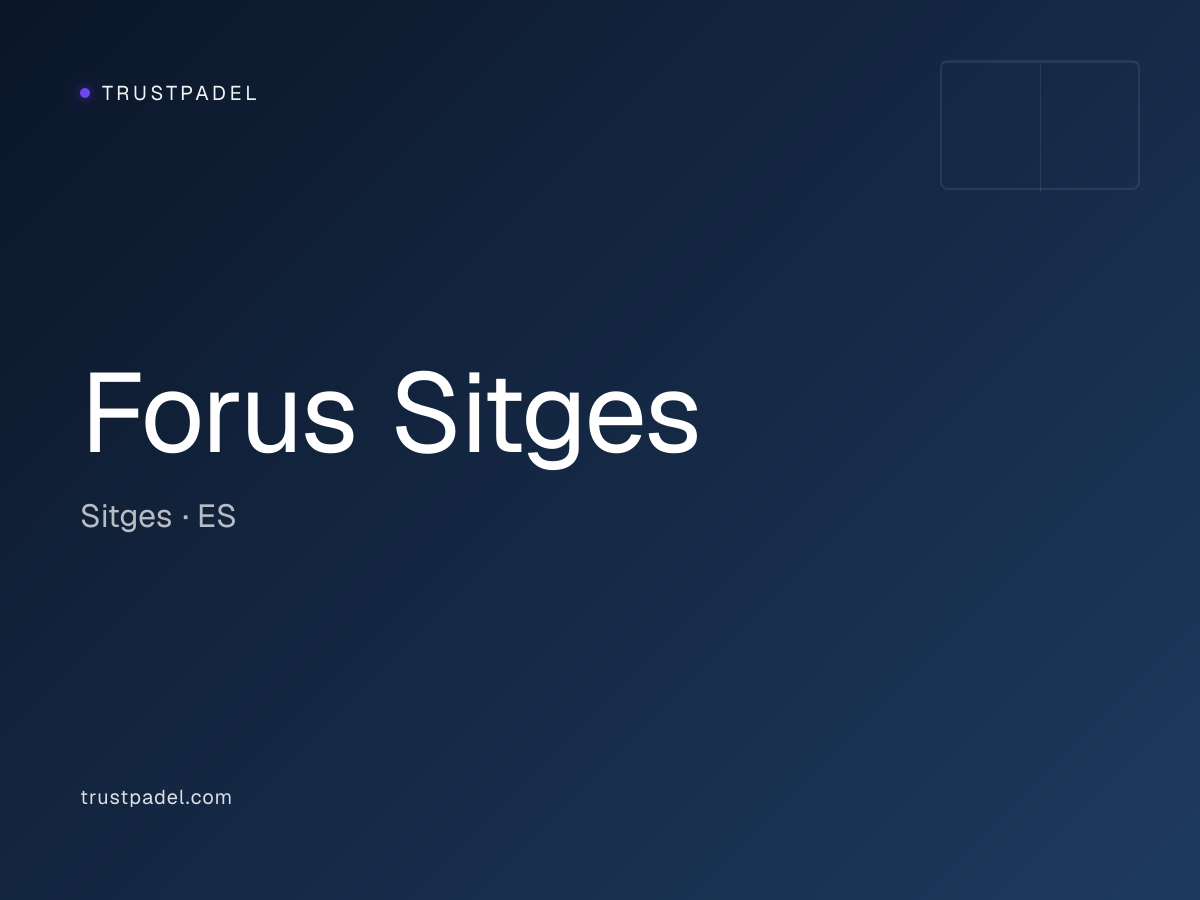 Forus Sitges padel club