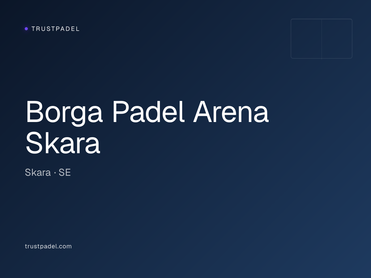 Borga Padel Arena Skara padel club