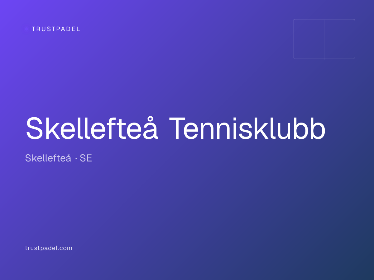 Skellefteå Tennisklubb padel club