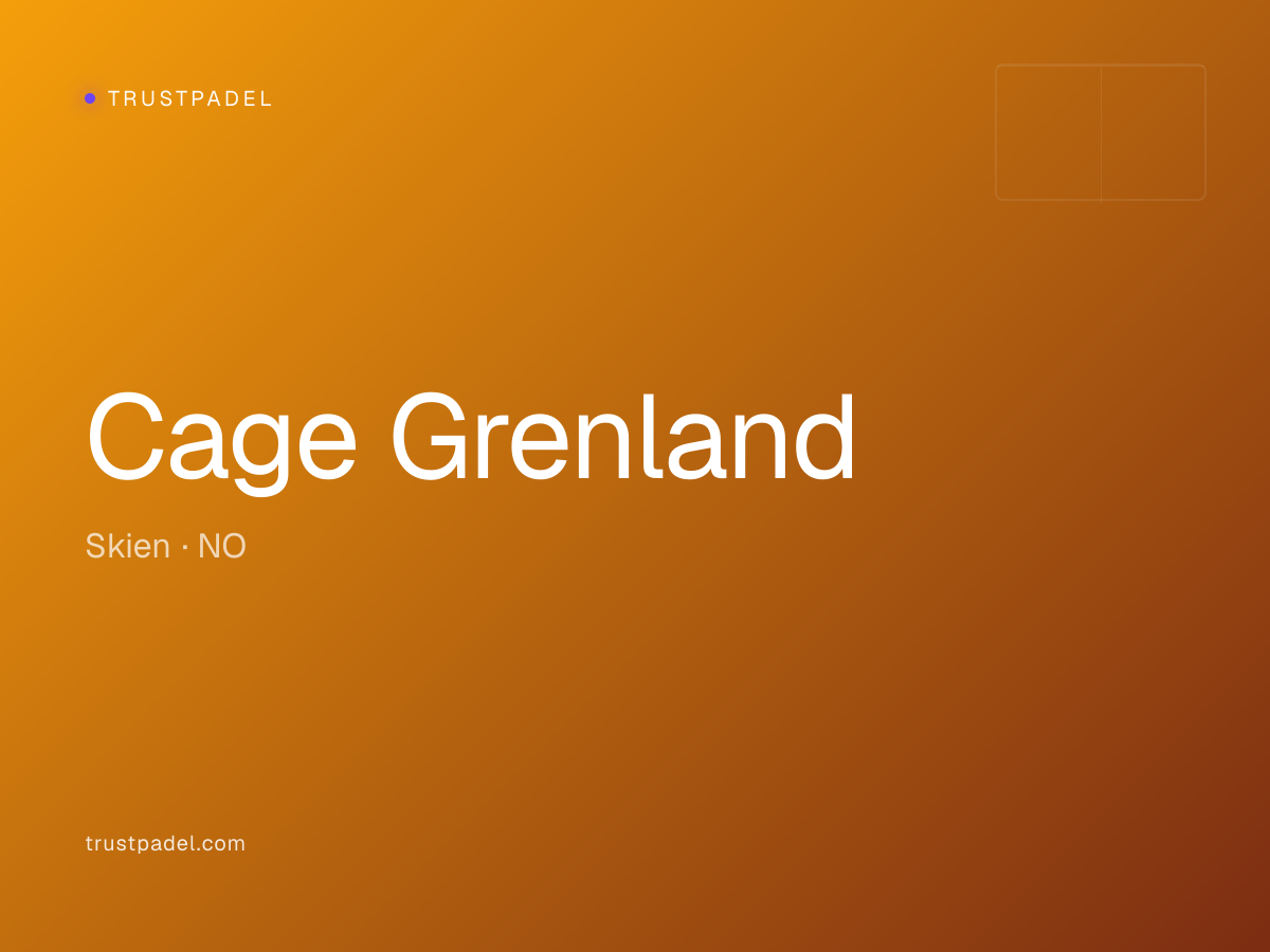 Cage Grenland padel club