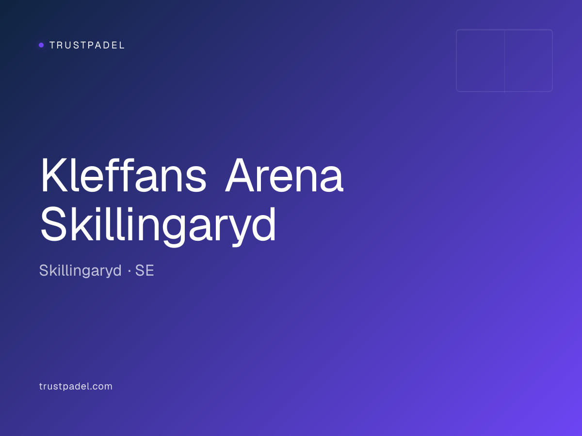 Kleffans Arena Skillingaryd padel club