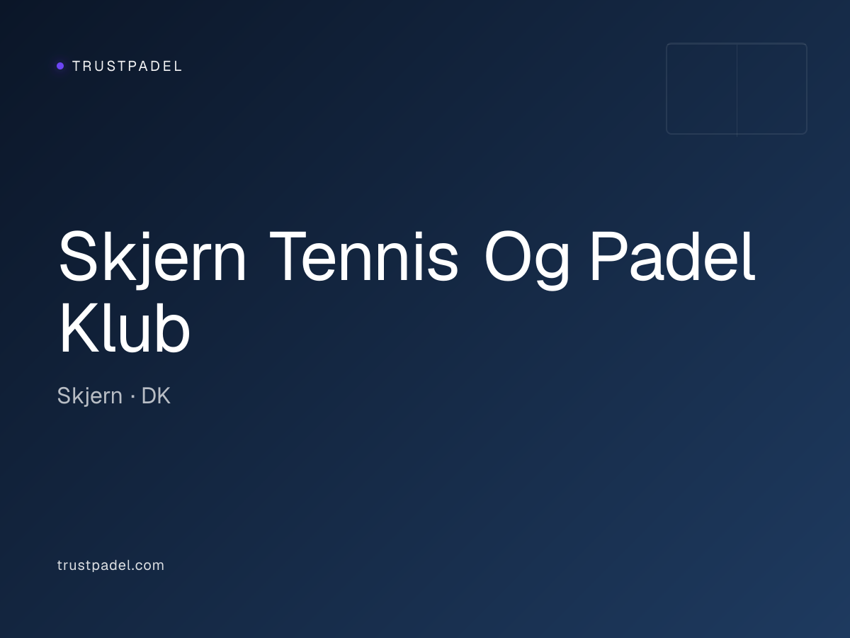 Skjern Tennis Og Padel Klub padel club