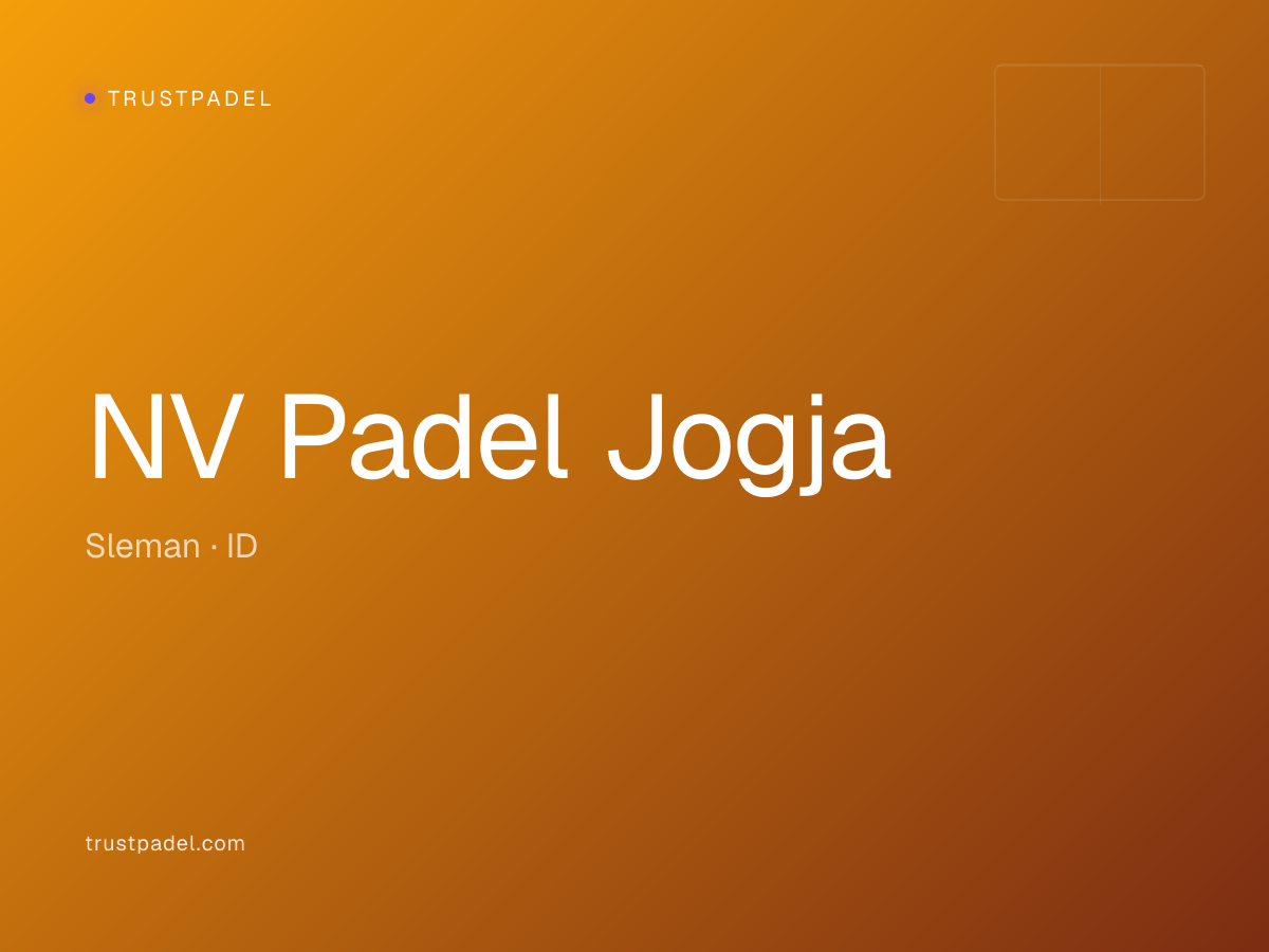 NV Padel Jogja padel club