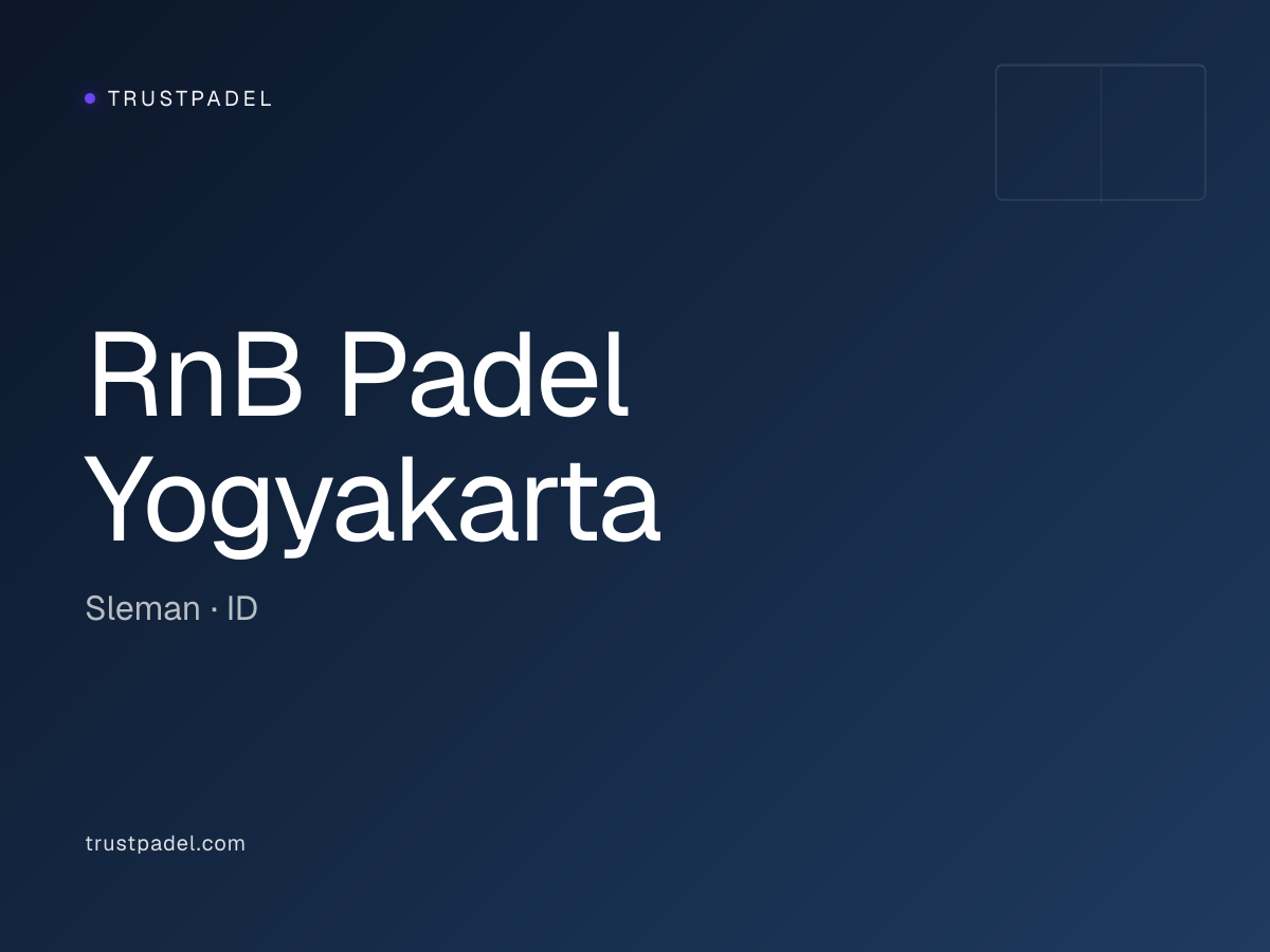 RnB Padel Yogyakarta padel club