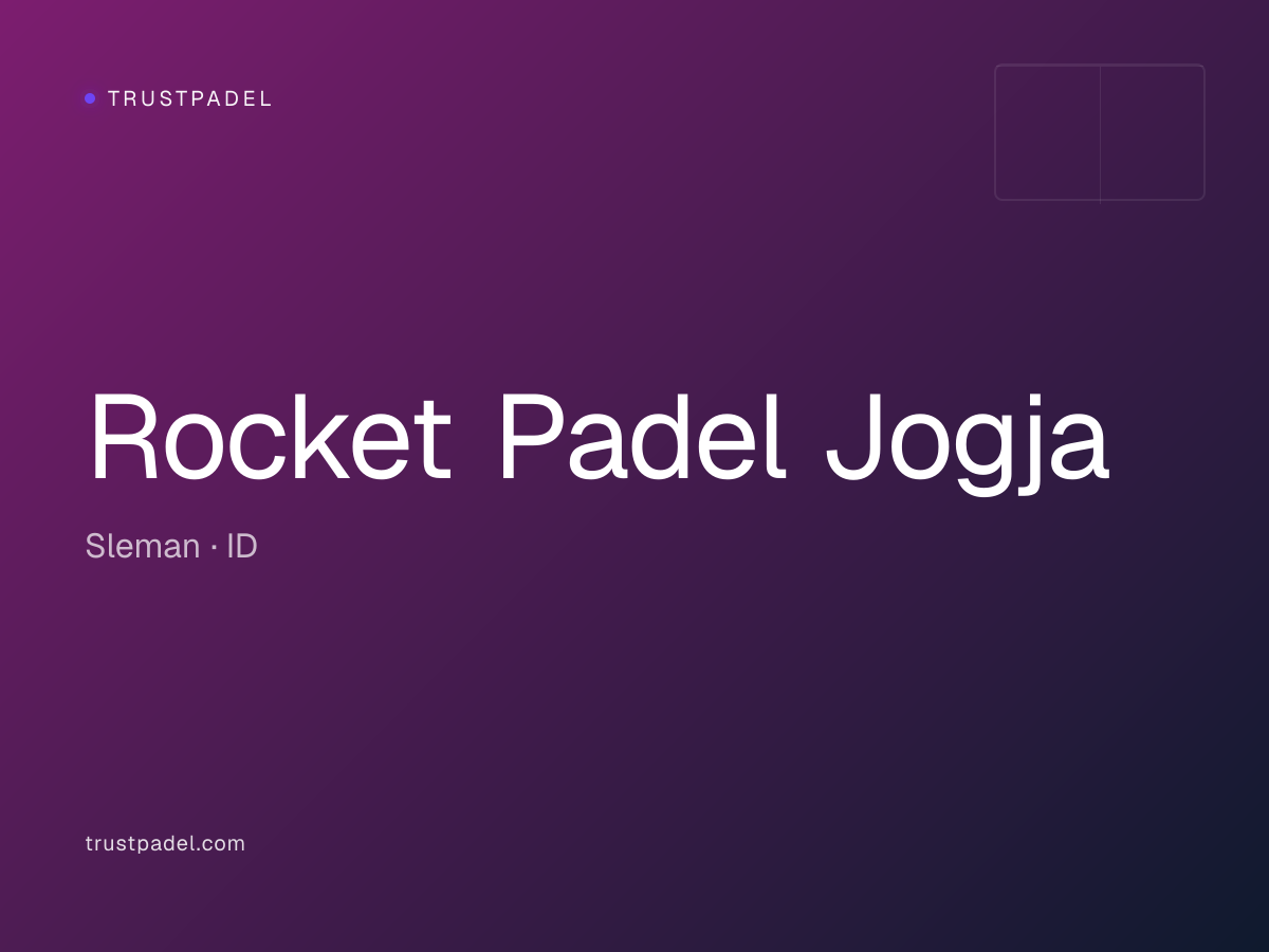 Rocket Padel Jogja padel club
