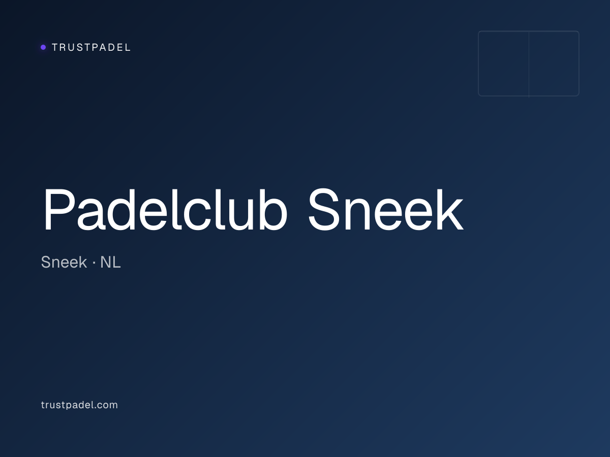Padelclub Sneek padel club
