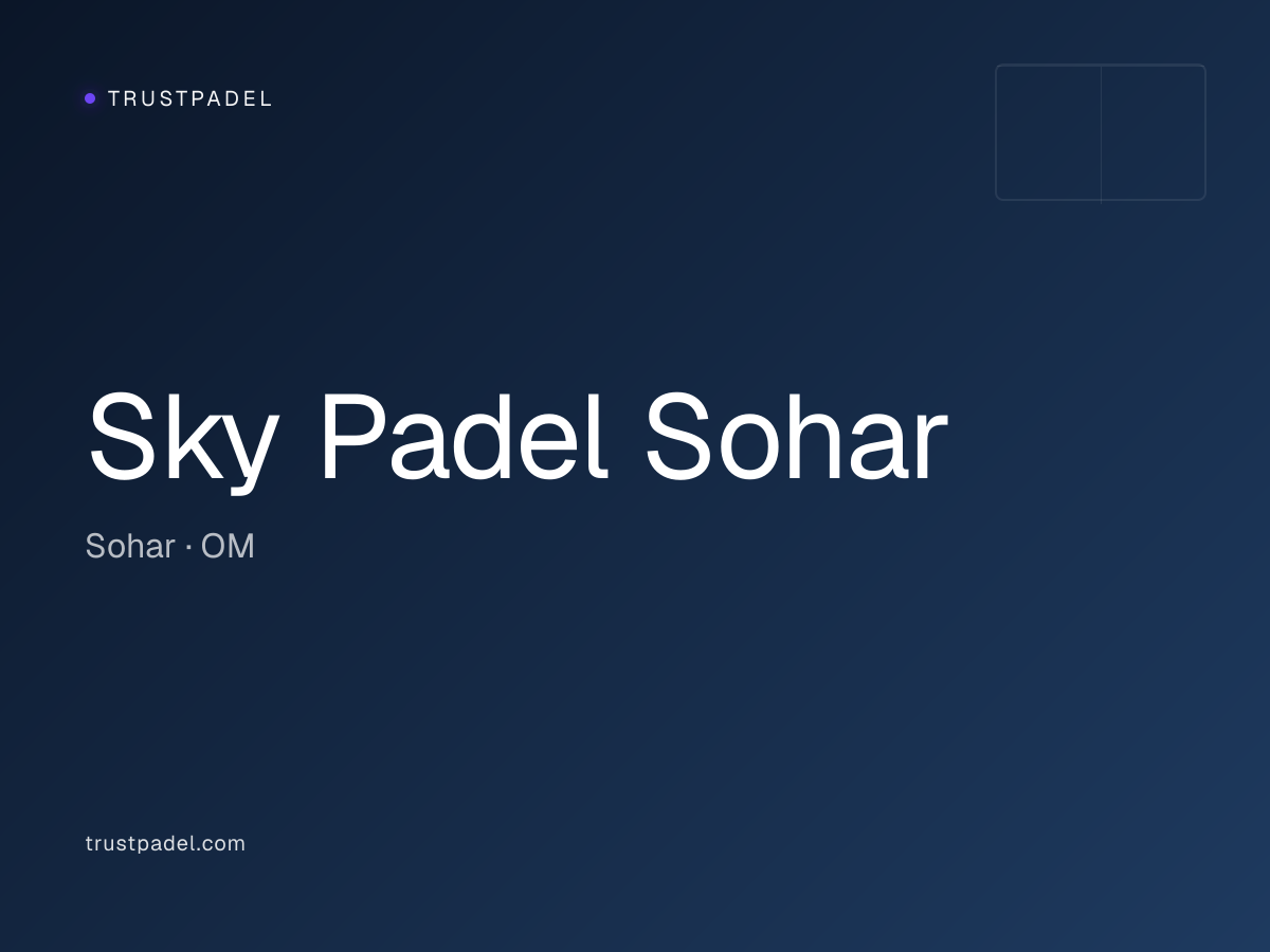 Sky Padel Sohar padel club