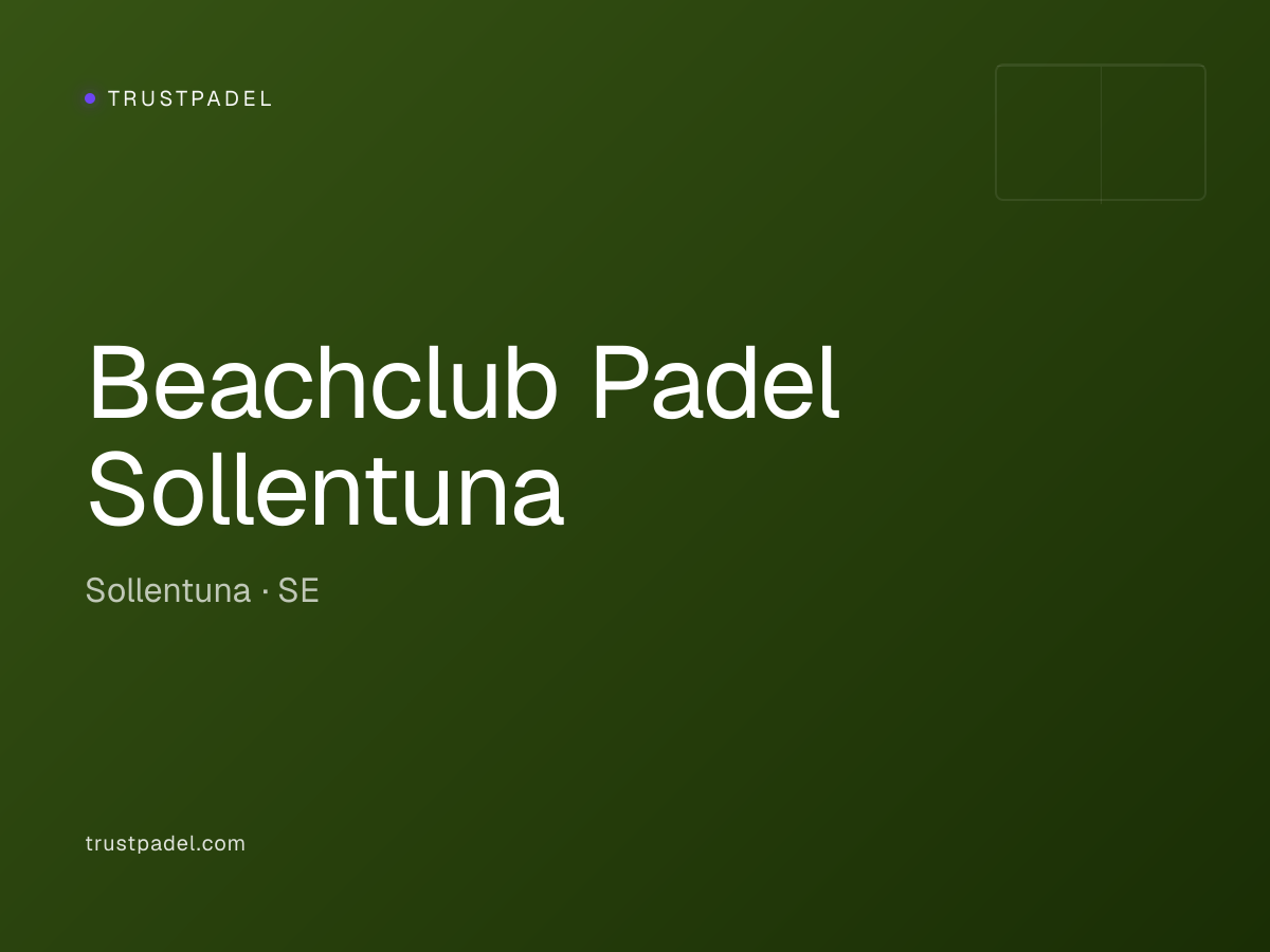 Beachclub Padel Sollentuna padel club