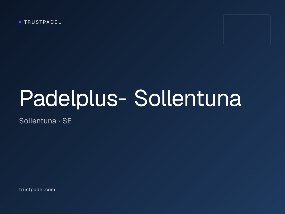 Padelplus- Sollentuna padel club