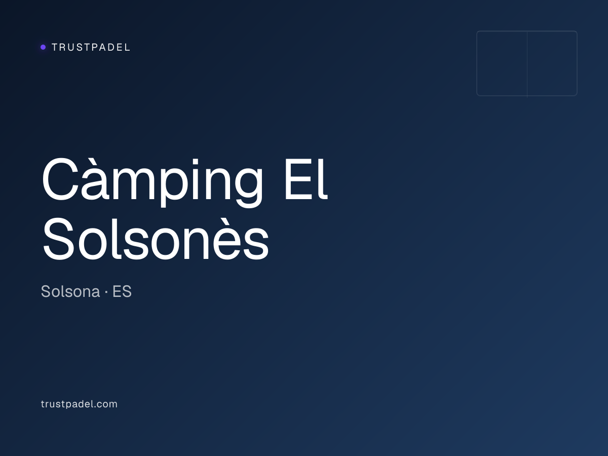 Càmping El Solsonès padel club