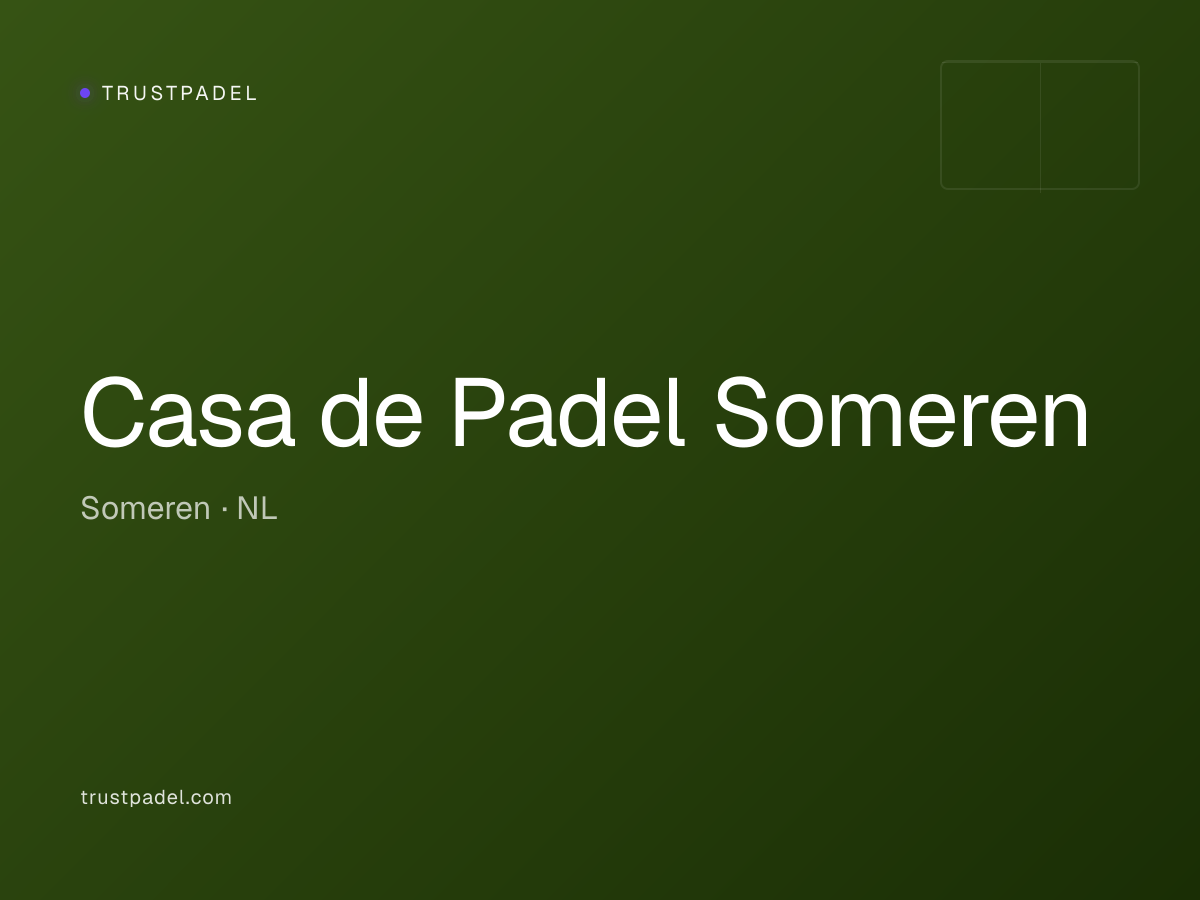 Casa de Padel Someren padel club