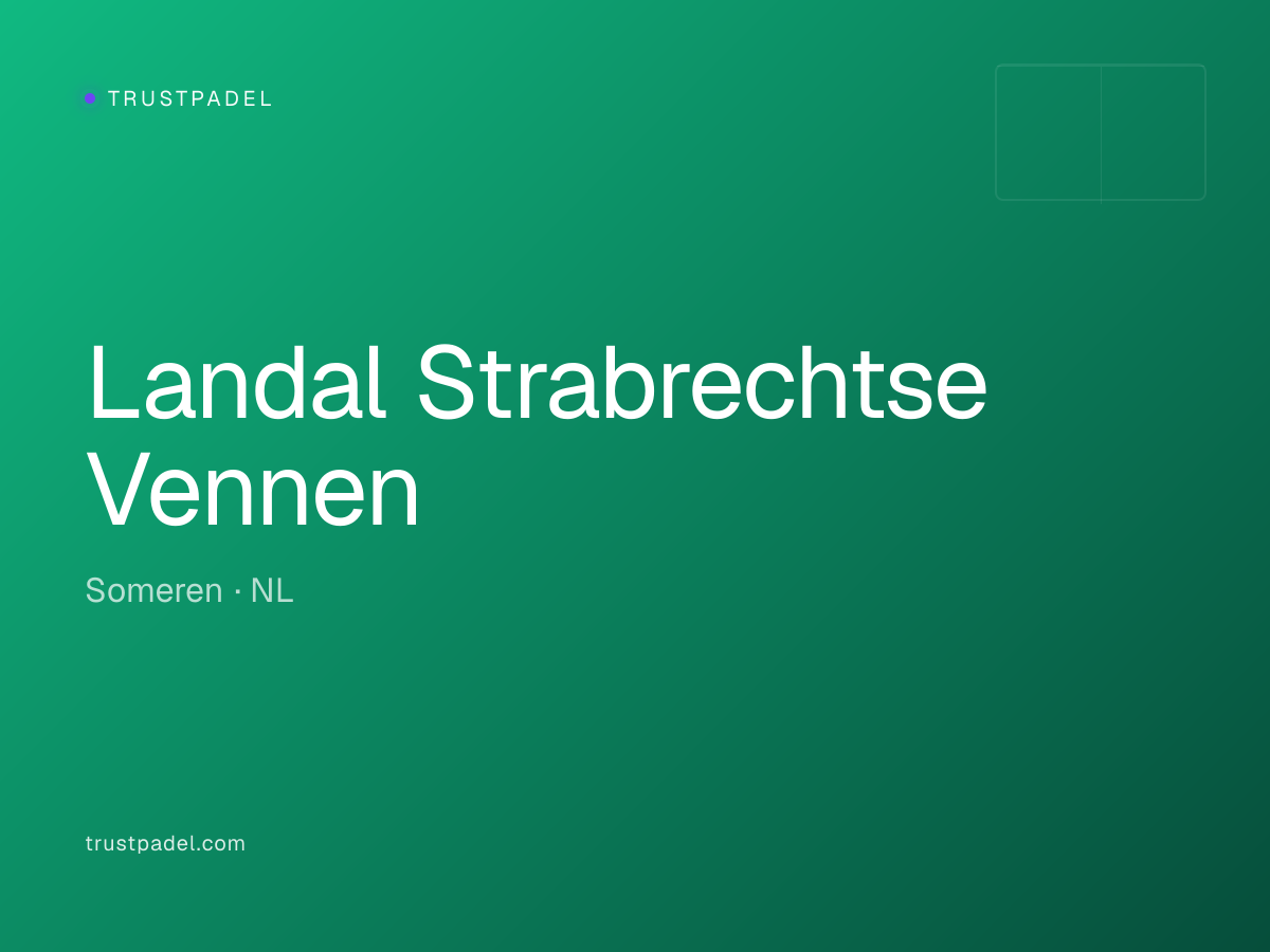 Landal Strabrechtse Vennen padel club