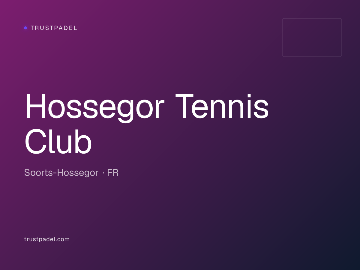 Hossegor Tennis Club padel club
