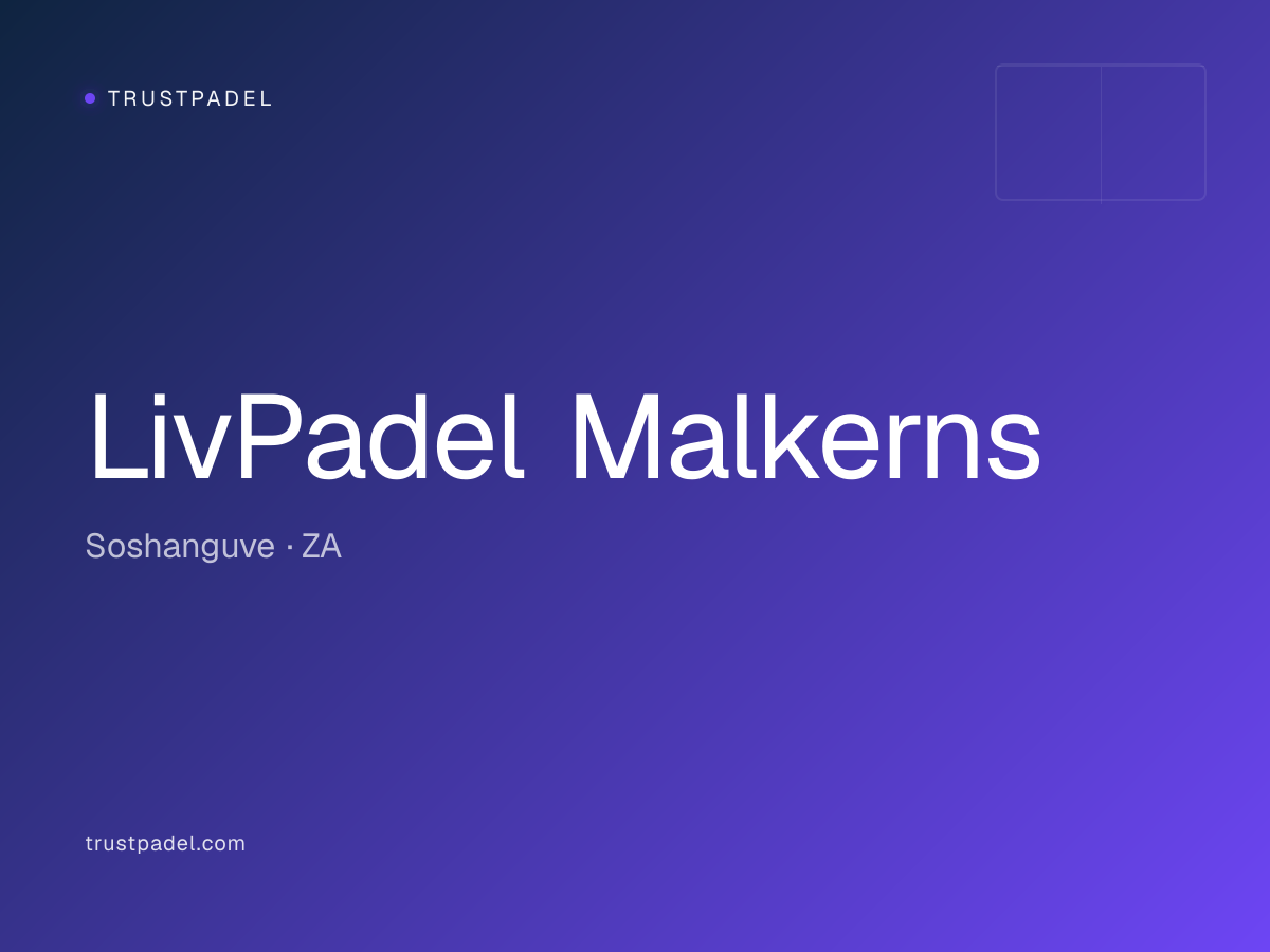 LivPadel Malkerns padel club