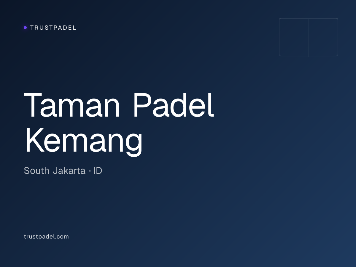 Taman Padel Kemang padel club