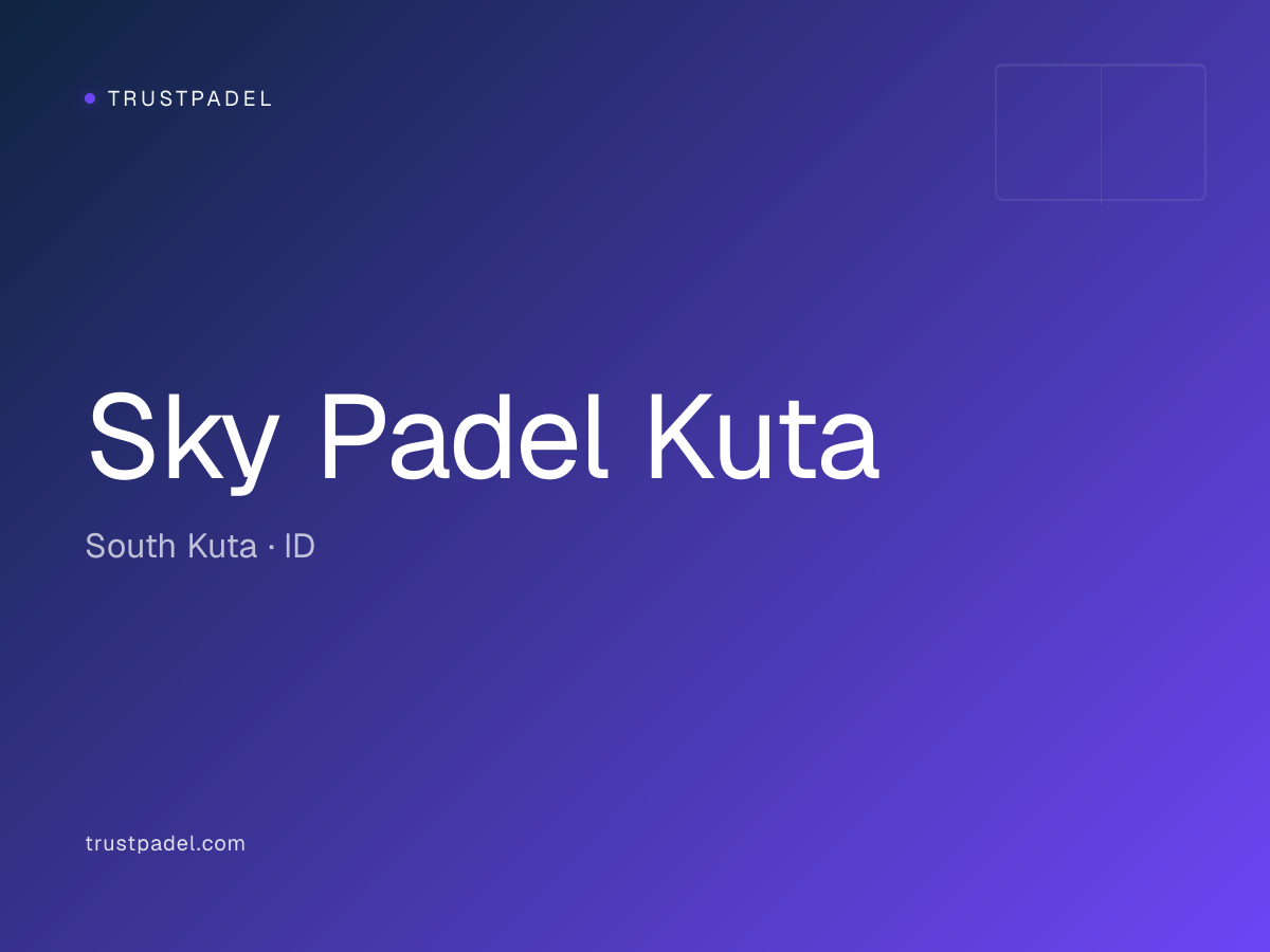 Sky Padel Kuta padel club