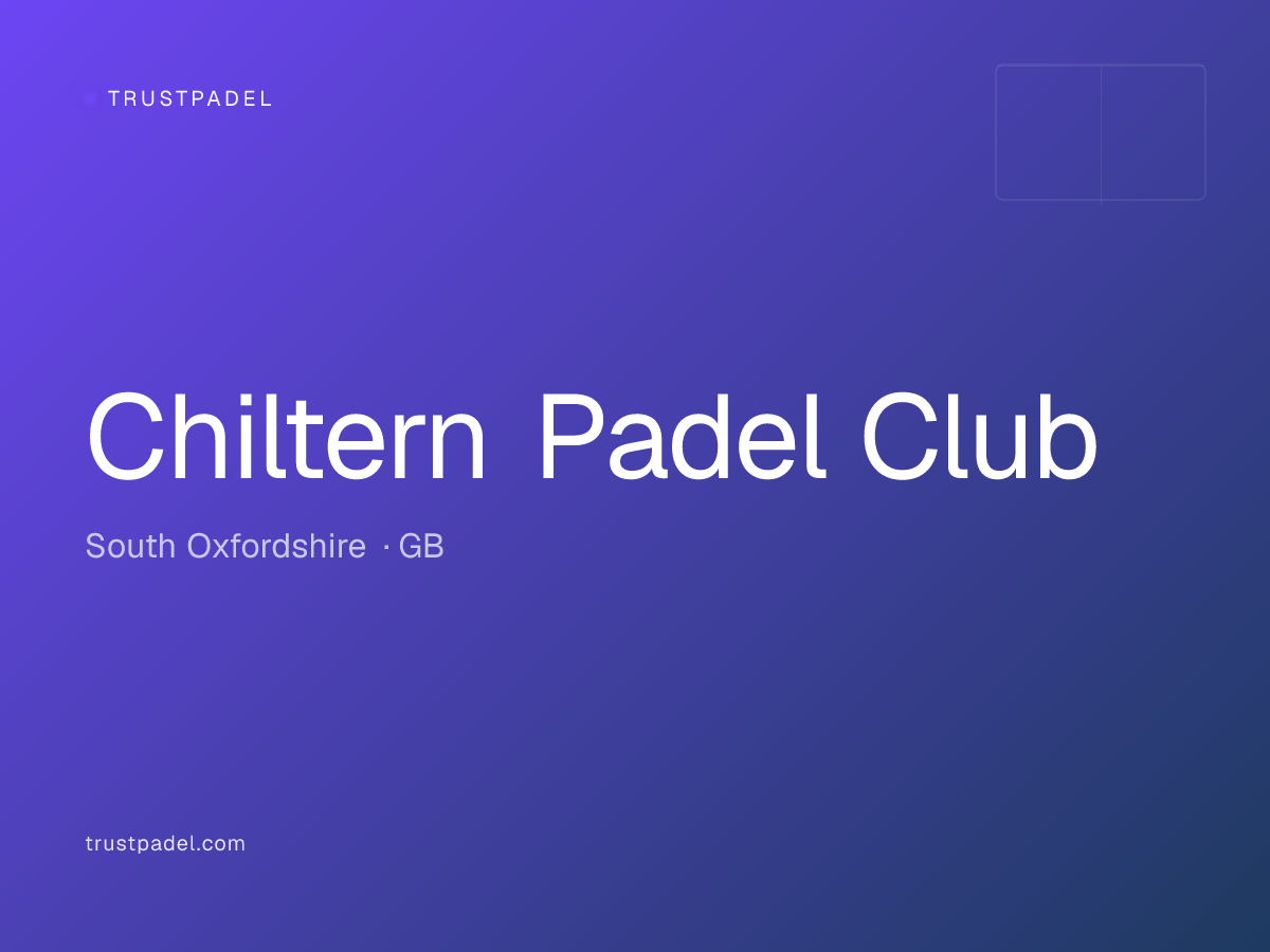 Chiltern Padel Club padel club