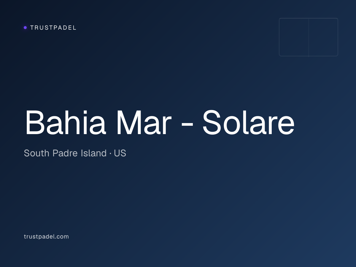 Bahia Mar - Solare padel club
