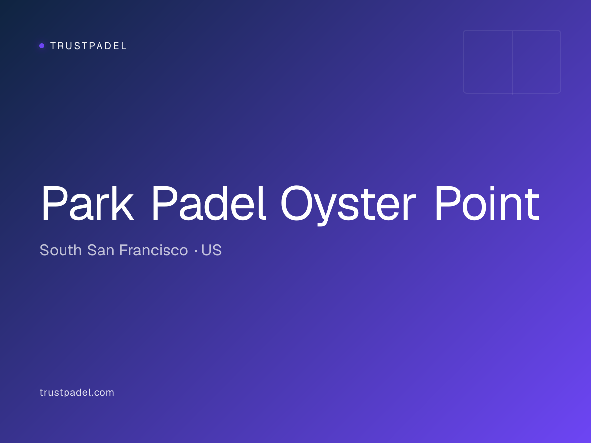 Park Padel Oyster Point padel club