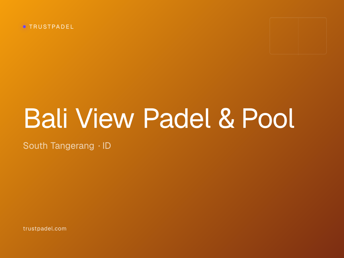 Bali View Padel & Pool padel club
