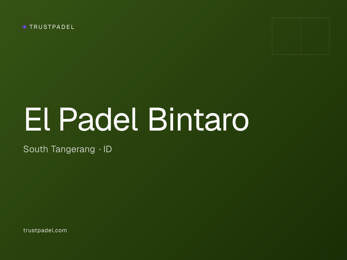 El Padel Bintaro padel club