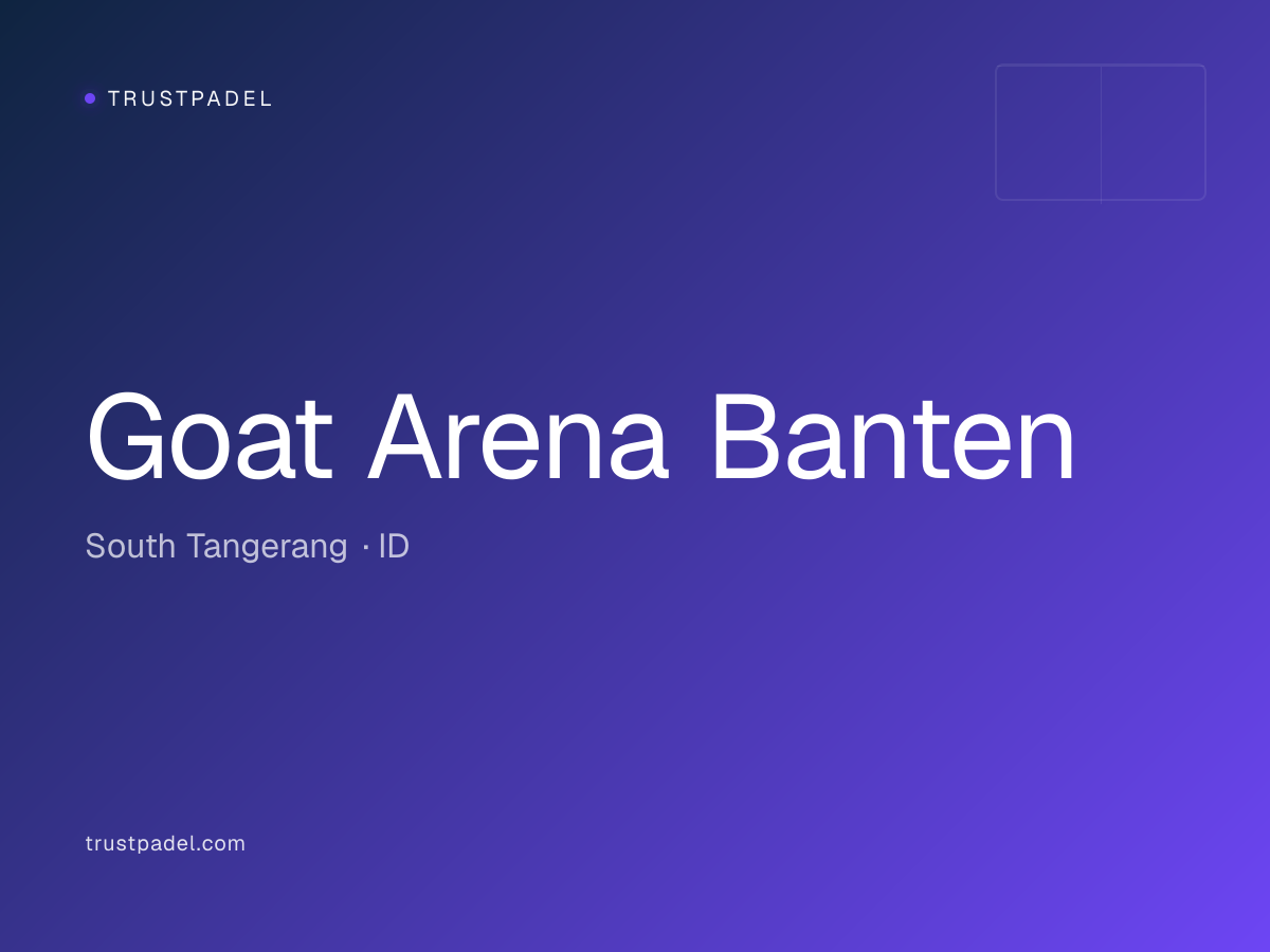 Goat Arena Banten padel club
