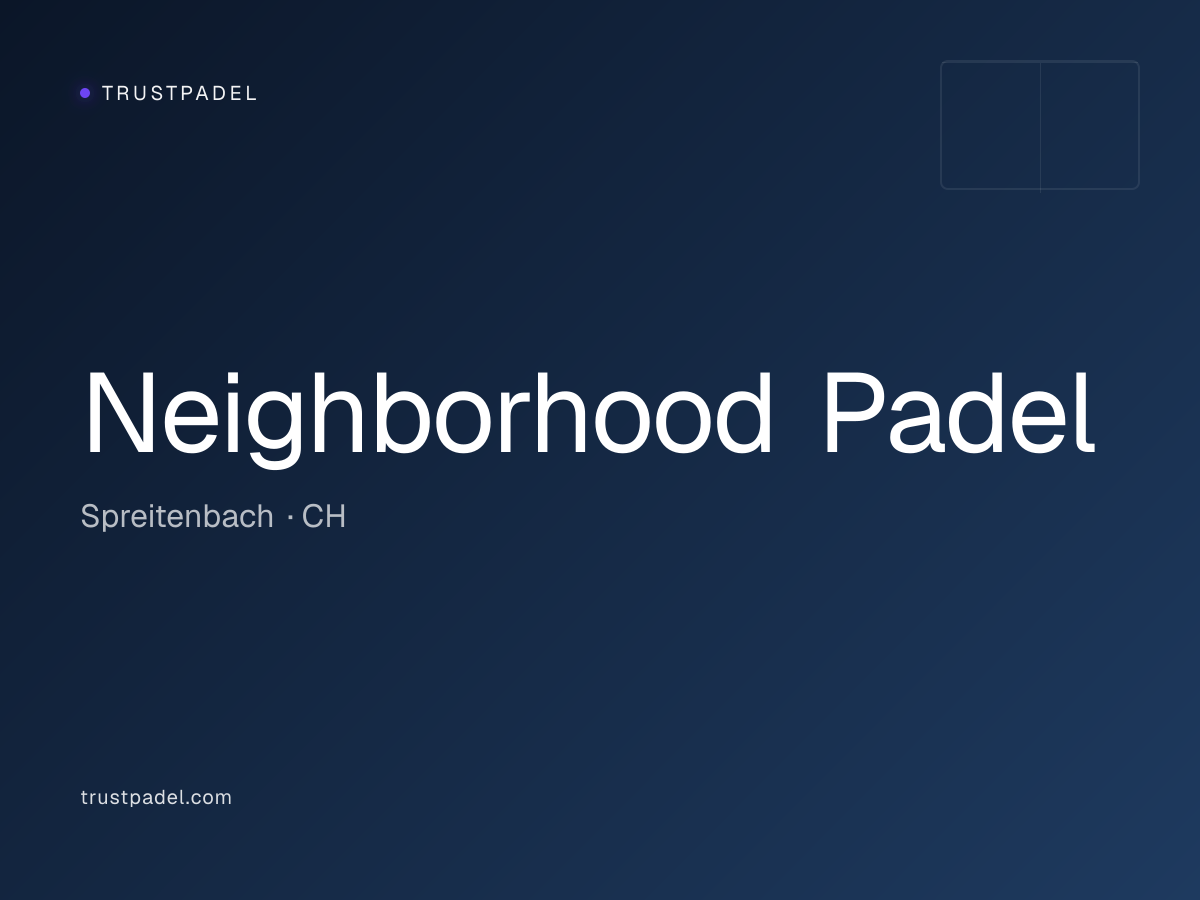 Neighborhood Padel padel club