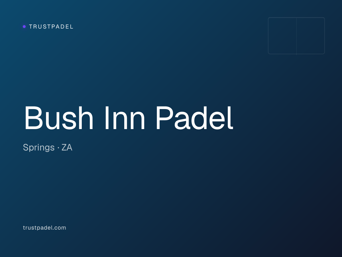 Bush Inn Padel padel club