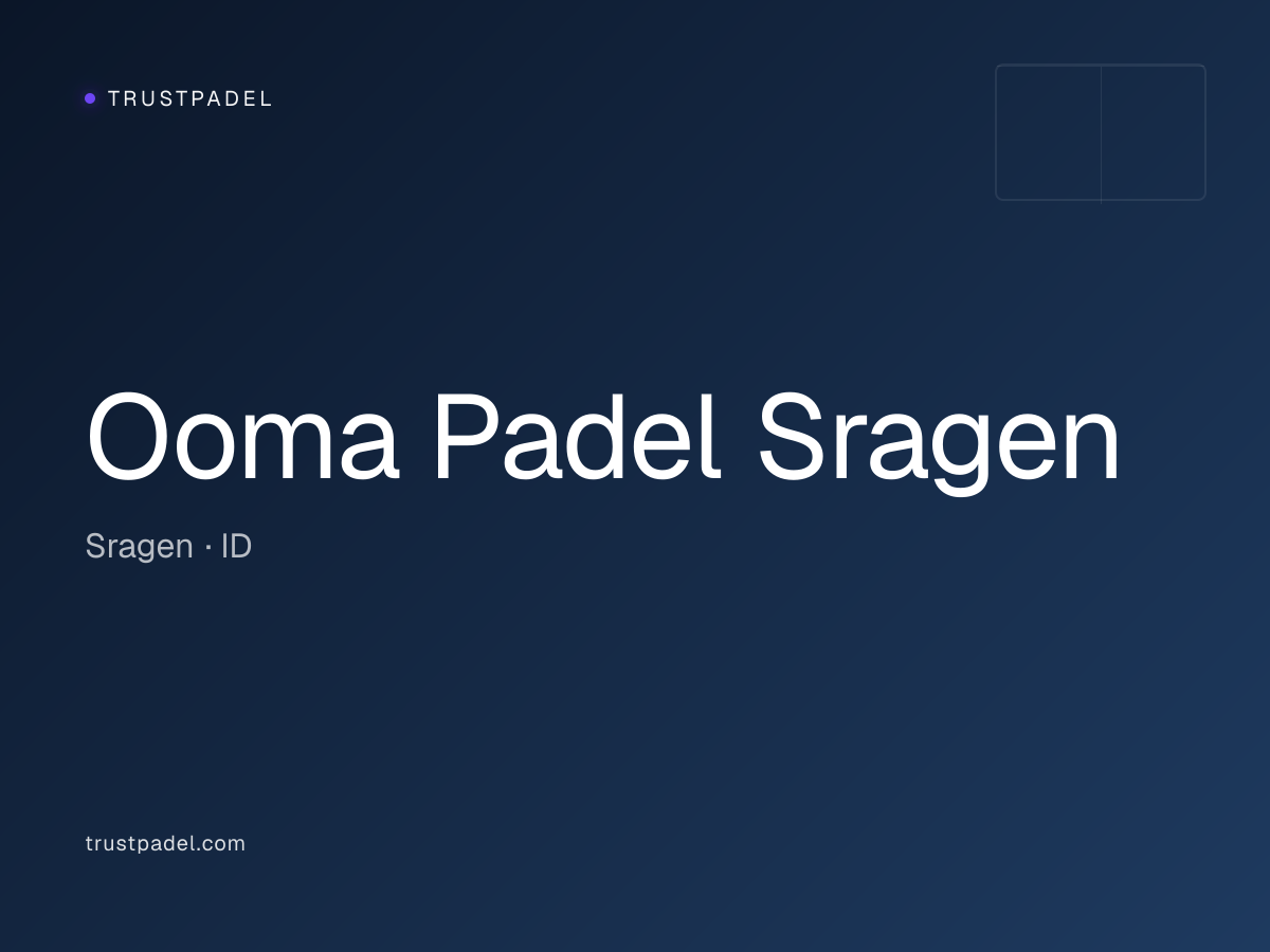 Ooma Padel Sragen padel club