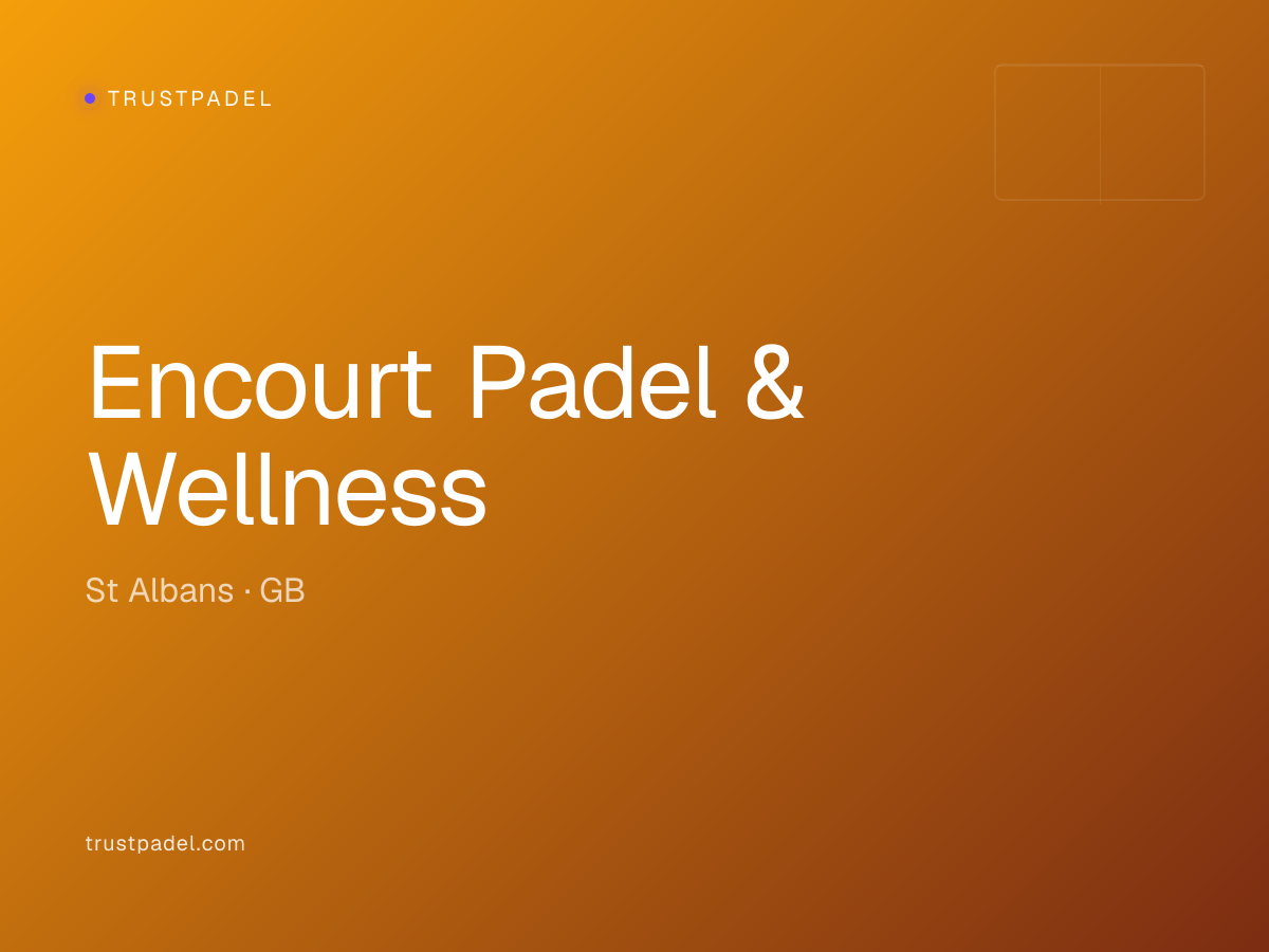 Encourt Padel & Wellness padel club