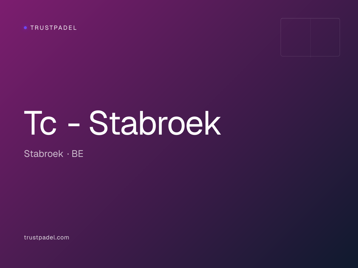 Tc - Stabroek padel club