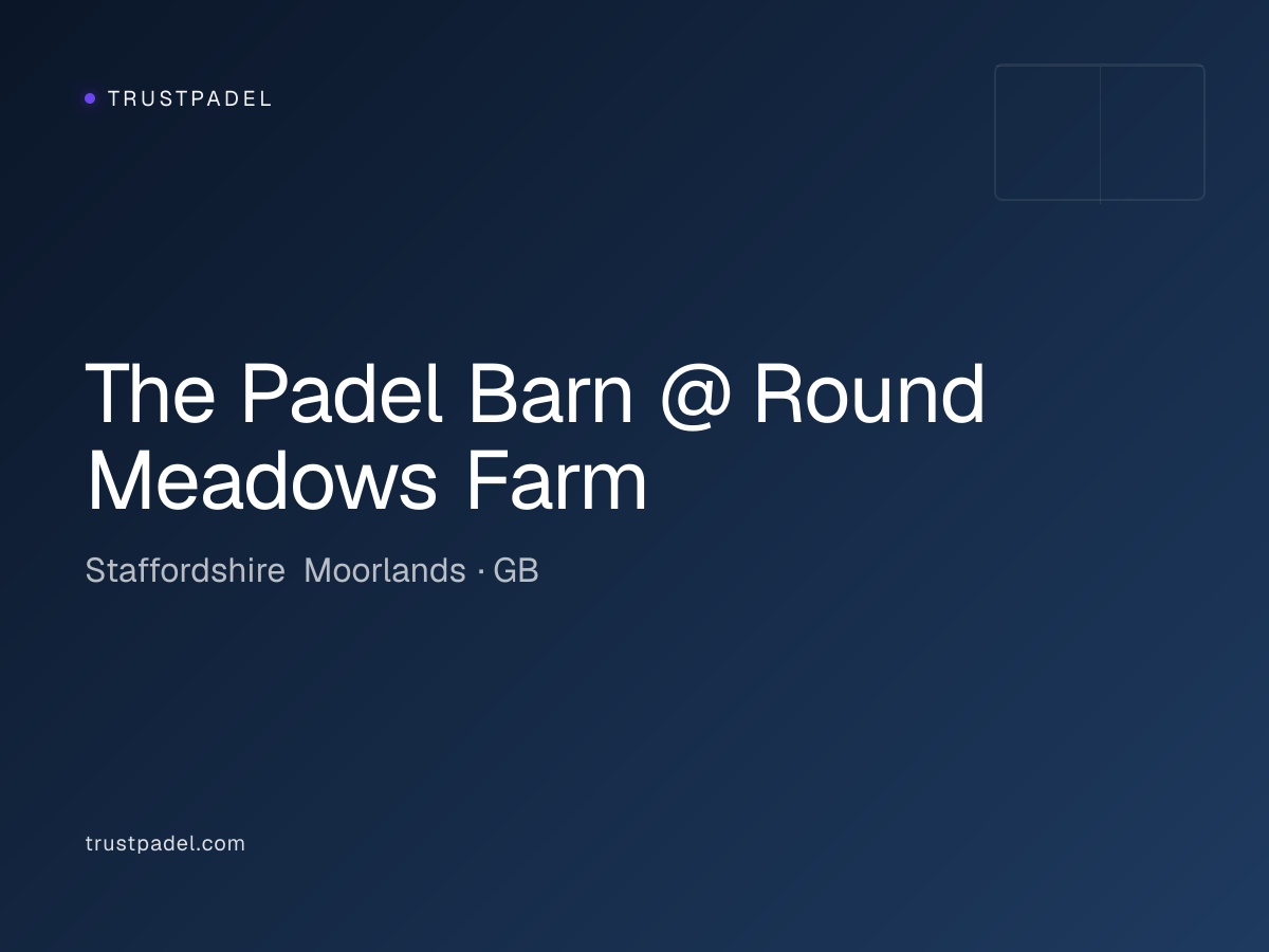 The Padel Barn @ Round Meadows Farm padel club